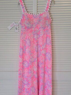 Lilly Pulitzer Dwyer Midi Dress, NWT, Size Large